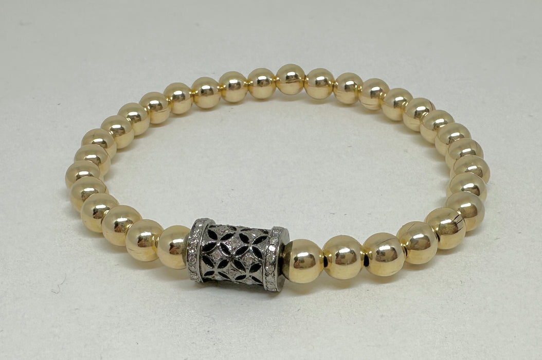 14K GF with Sterling and Diamond Barrel