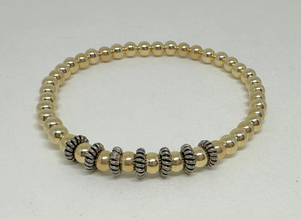 14K GF with Sterling Rondelles