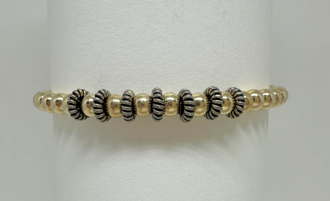 14K GF with Sterling Rondelles