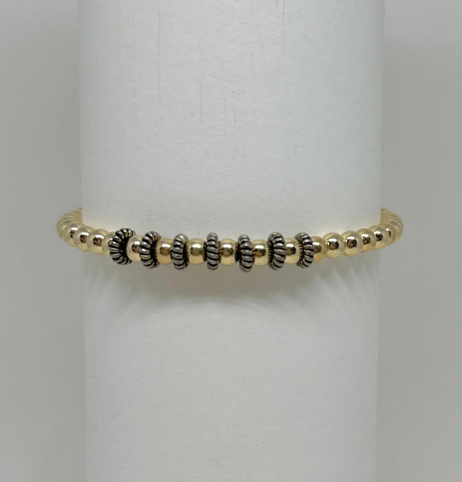 14K GF with Sterling Rondelles