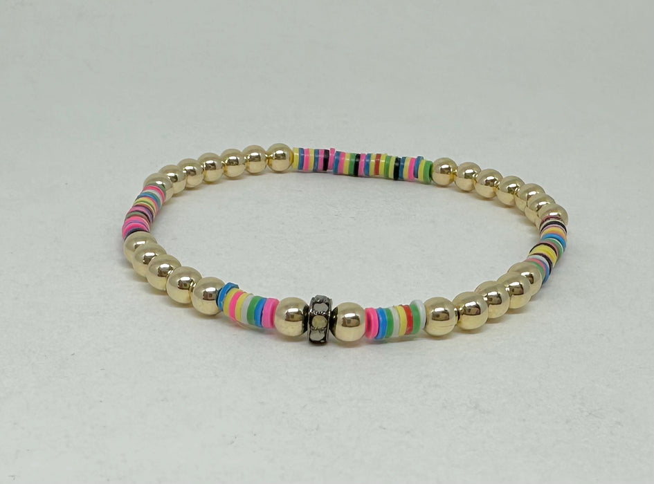 Multi-Color Vinyl and GF with Single Diamond Rondelle