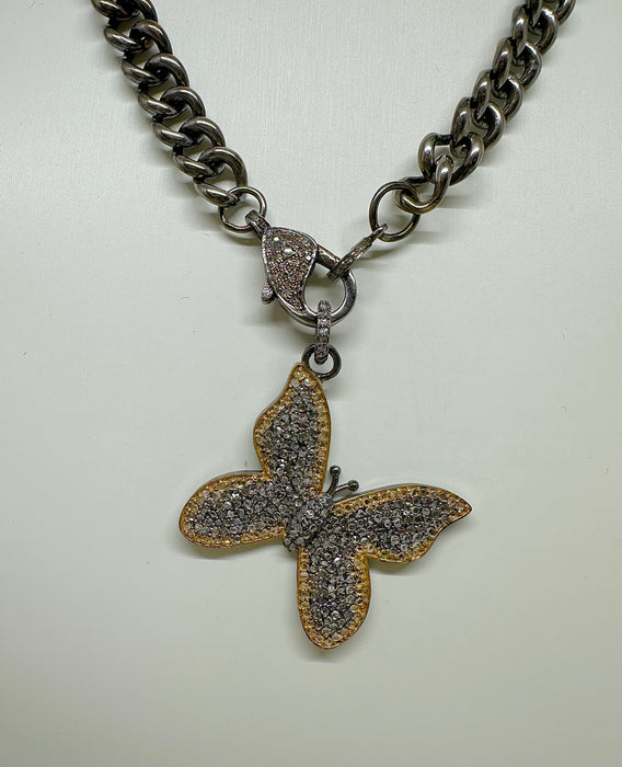 Two-tone Diamond Butterfly