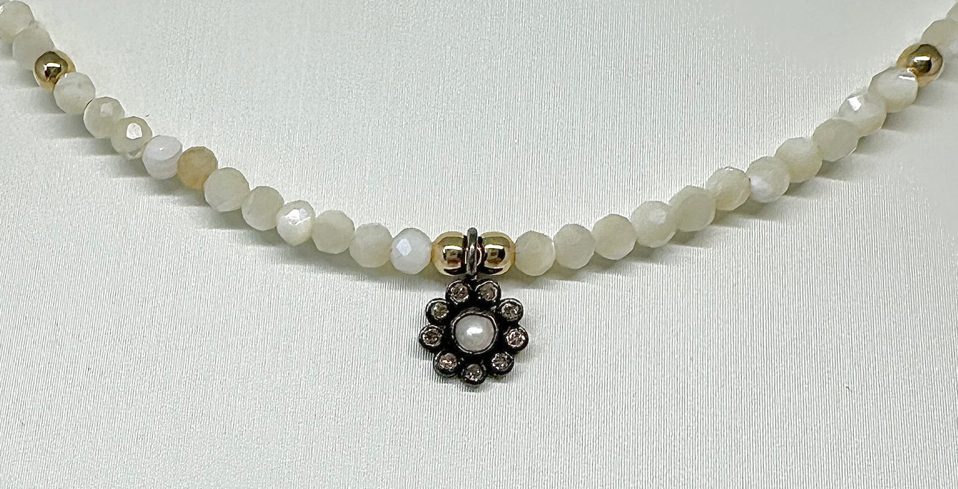 Diamond and Pearl Flower