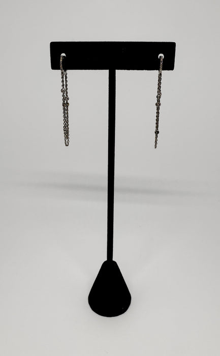 Diamond-By-the-Yard Chain Earrings