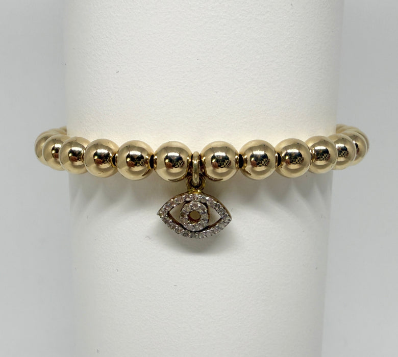 Golden Guardian Beaded Bracelet