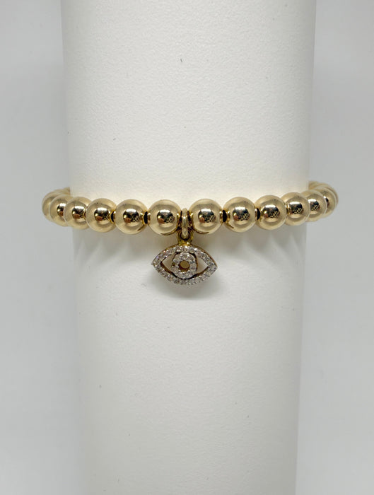 Golden Guardian Beaded Bracelet