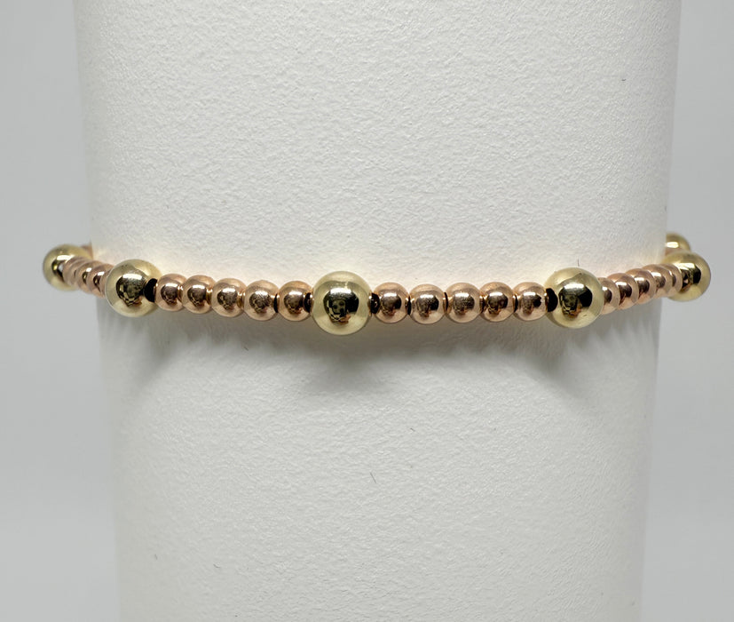 Blush & Glow Beaded Bracelet