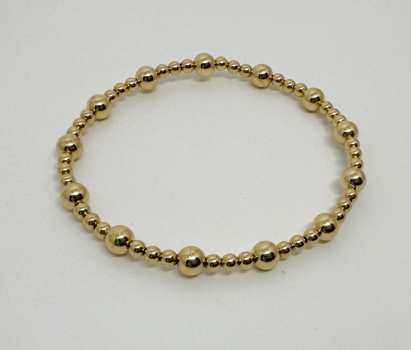 Golden Balance Beaded Bracelet