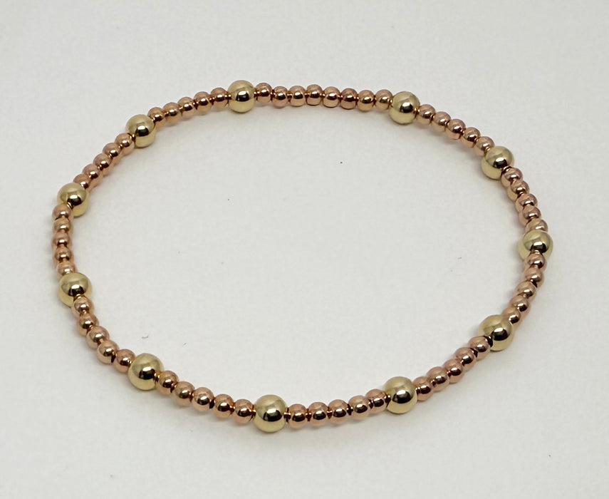 Blush & Glow Beaded Bracelet