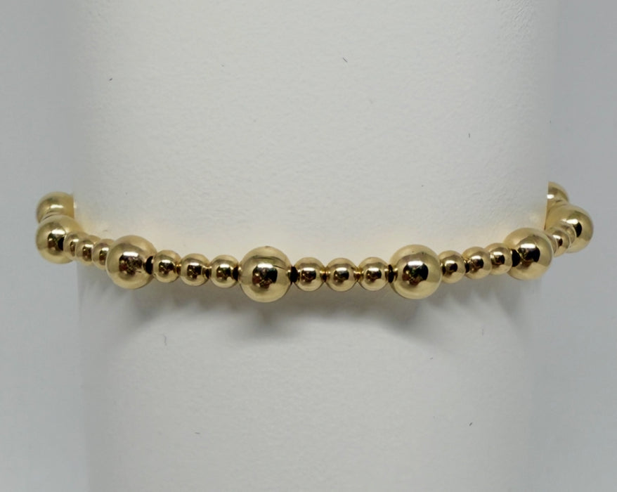 Golden Balance Beaded Bracelet